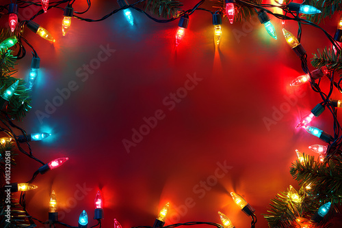 christmas lights border