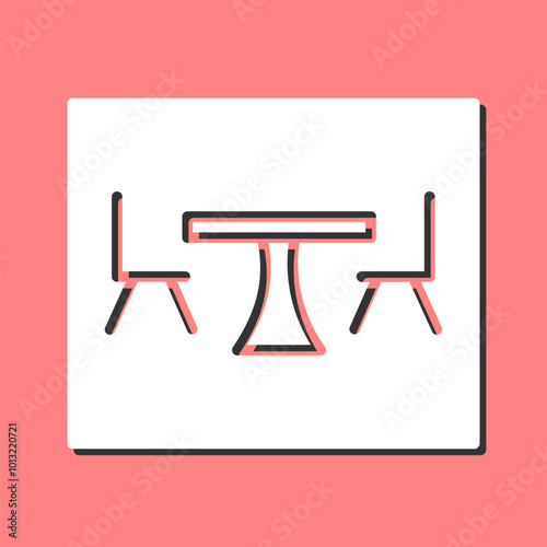 Canteen Vector Icon