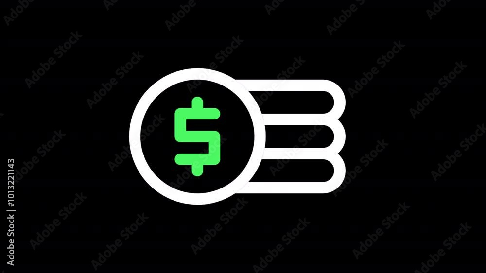 Dollar Coins animation for social media, presentations, videos, websites, etc. No background, Alpha channel Dollar Coins animation for social media, presentations, videos, websites, etc. No background, Alpha channel