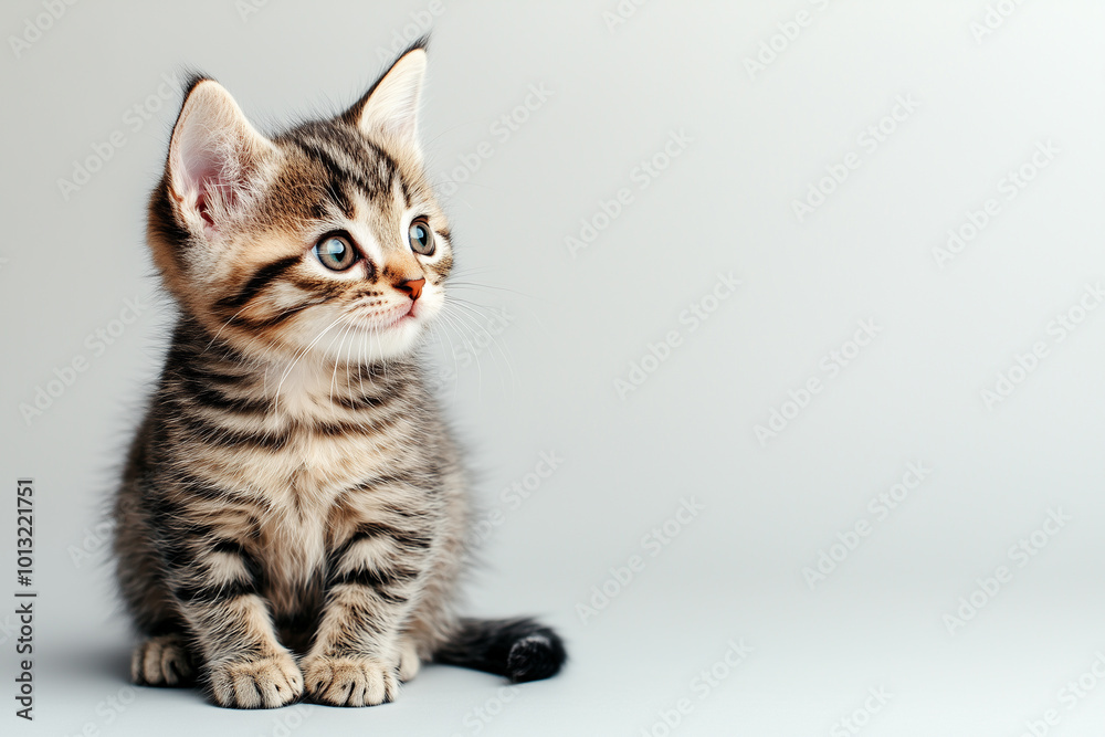 Obraz premium Adorable and Cute Kitten Background