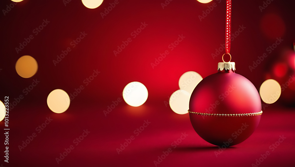 christmas background featuring red ornament ribbon perfect holiday cards christmas background featuring red ornament ribbon perfect holiday cards