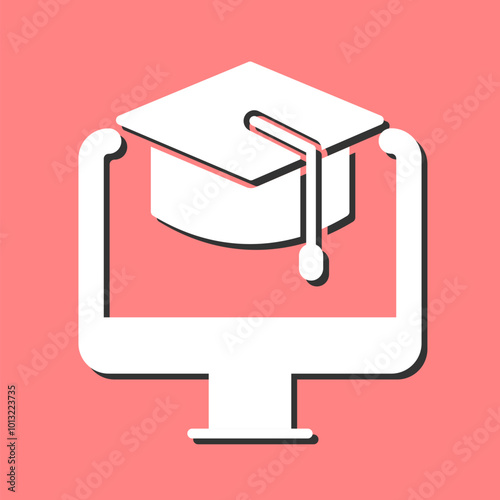 Online Education Vector Icon