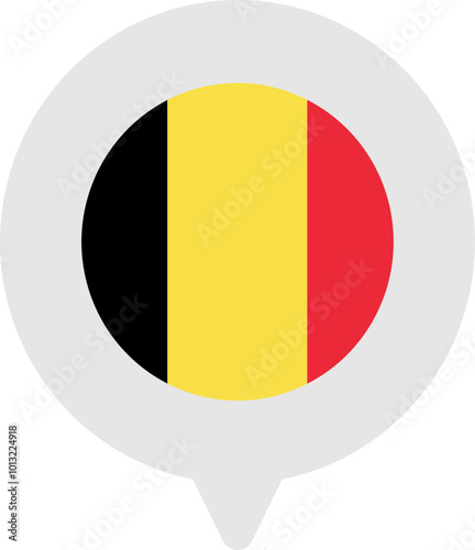 Belgium Flag On Pin Icon Free Download Belgium Flag On Pin Icon - GFXLoad