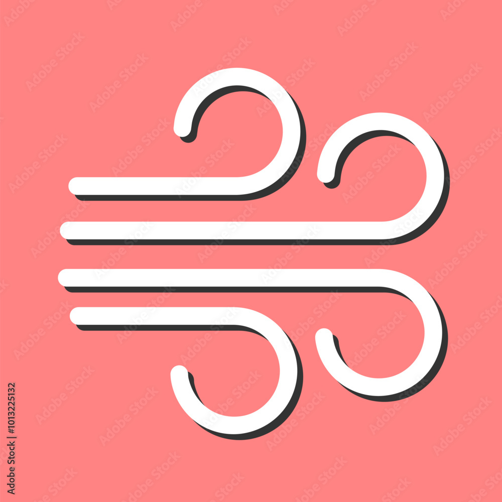 Wind Sign Vector Icon Wind Sign Vector Icon