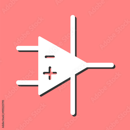 Amplifier Vector Icon