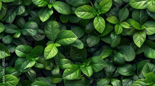 Close-up of a small leaf wall, intricate details and vibrant greens, capturing the essence of lush foliage, perfect for organic designs.