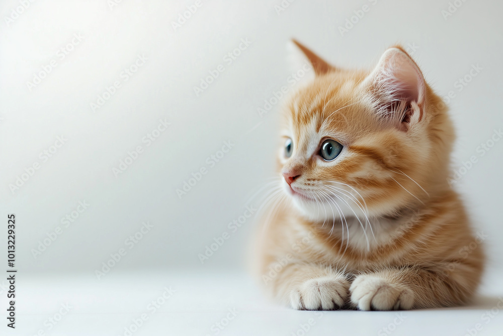 Adorable and Cute Kitten Background Adorable and Cute Kitten Background