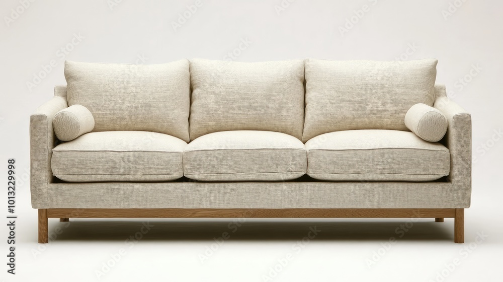 Cozy Neutral Sofa with Modern Design Cozy Neutral Sofa with Modern Design