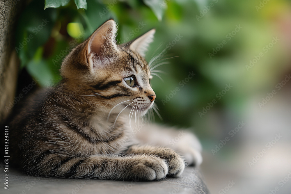 Adorable and Cute Kitten Background Adorable and Cute Kitten Background