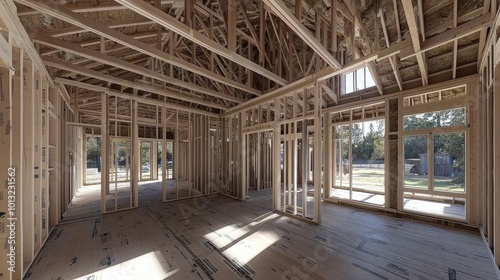 Open Floor Plan Framing in Modern Home Construction