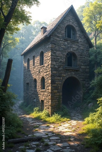 old house in the forest