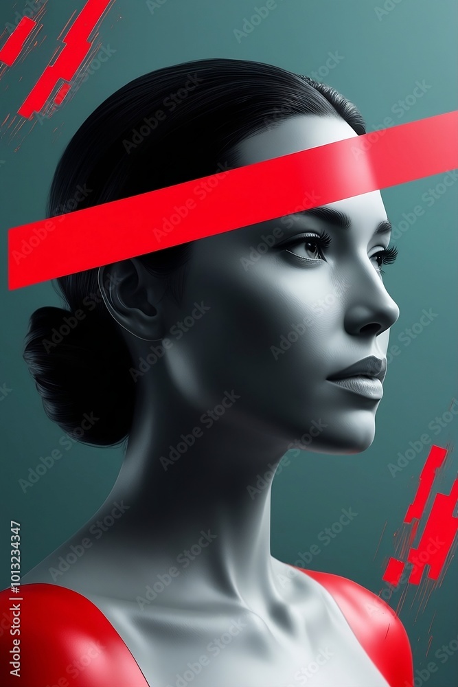Minimalist Digital Glitch illustration of Woman
Minimalist Digital Glitch illustration of Woman