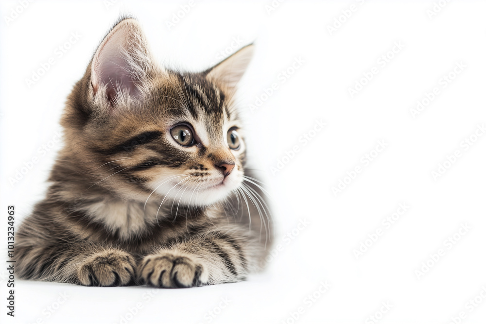 Obraz premium Adorable and Cute Kitten Background