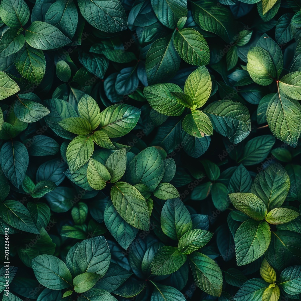Small leaves forming a uniform wall, deep greens with soft light, capturing the essence of nature's beauty, ideal for serene backgrounds. Small leaves forming a uniform wall, deep greens with soft light, capturing the essence of nature's beauty, ideal for serene backgrounds.