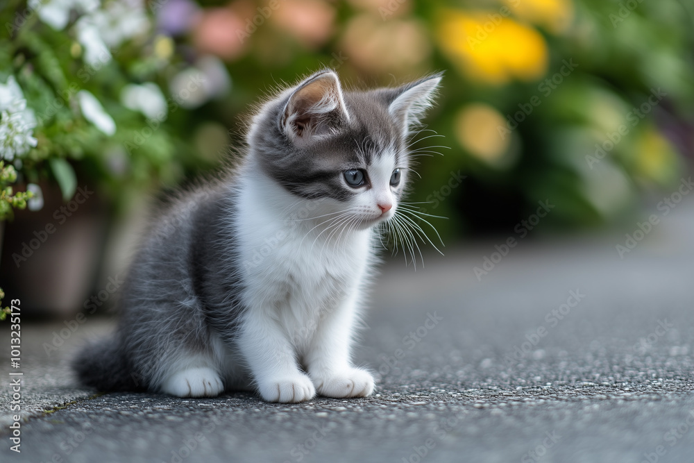 Adorable and Cute Kitten Background Adorable and Cute Kitten Background