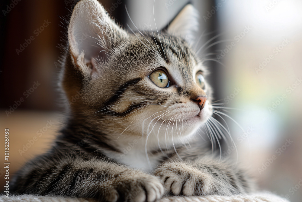 Adorable and Cute Kitten Background Adorable and Cute Kitten Background
