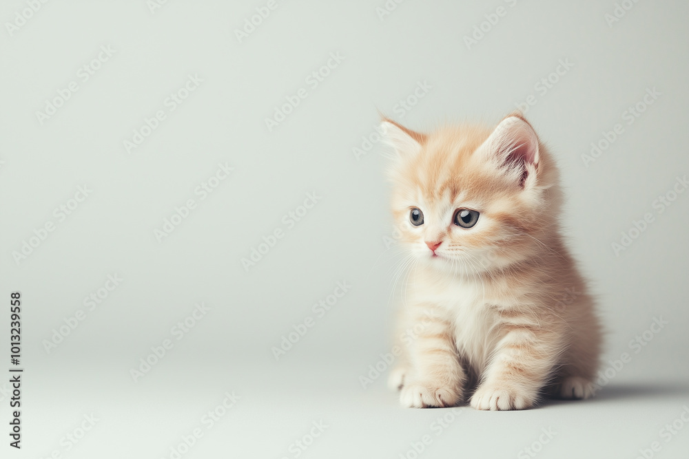 Adorable and Cute Kitten Background Adorable and Cute Kitten Background