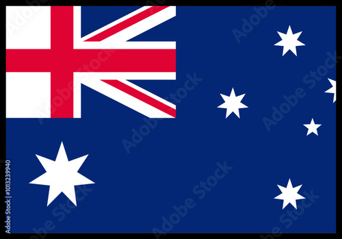 AUSTRALIA Flag rectangle Icon