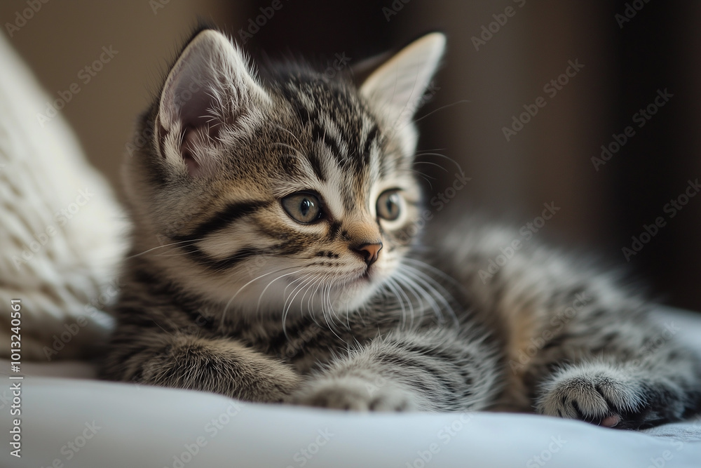 Adorable and Cute Kitten Background Adorable and Cute Kitten Background