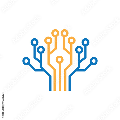 Data logo design vector,  technology connection vector logo design, cloud data icon, Artificial intelligence with twisted infinity double circle symbol technology 