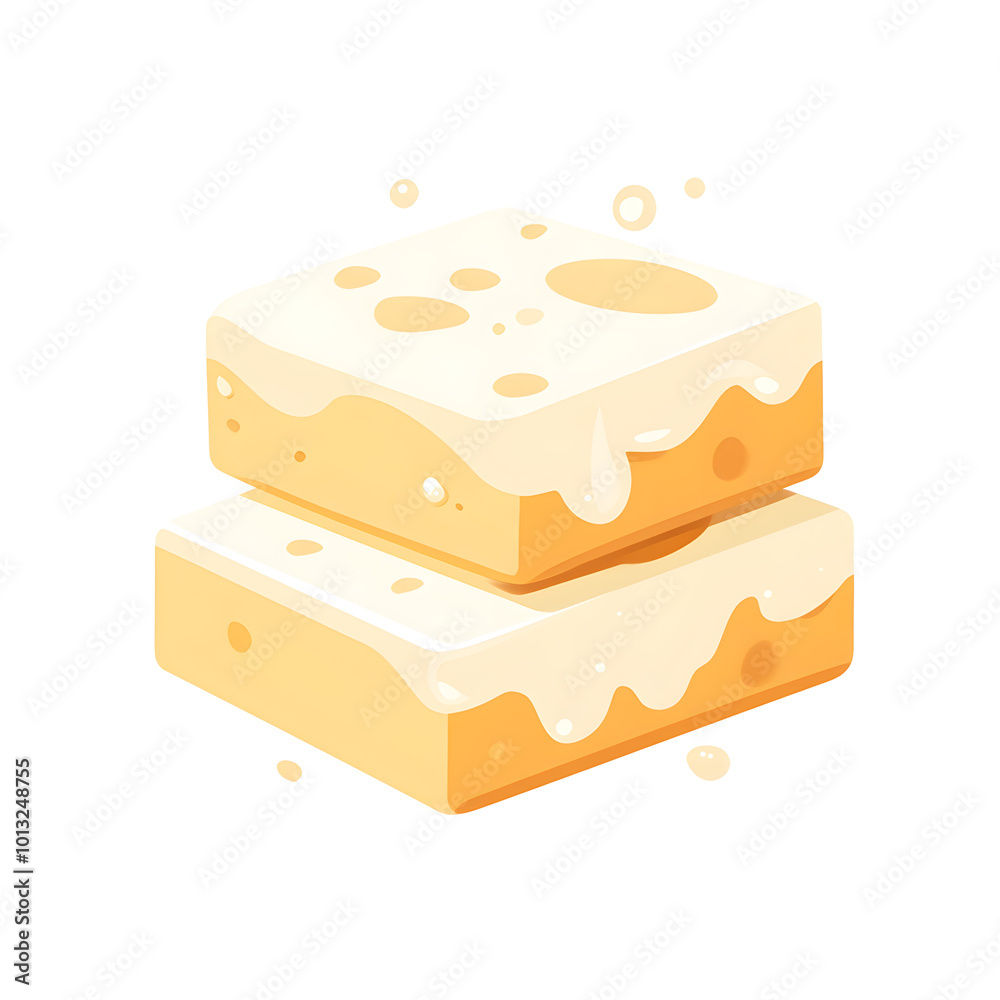 Flat design illustrations Soap Flat design illustrations Soap