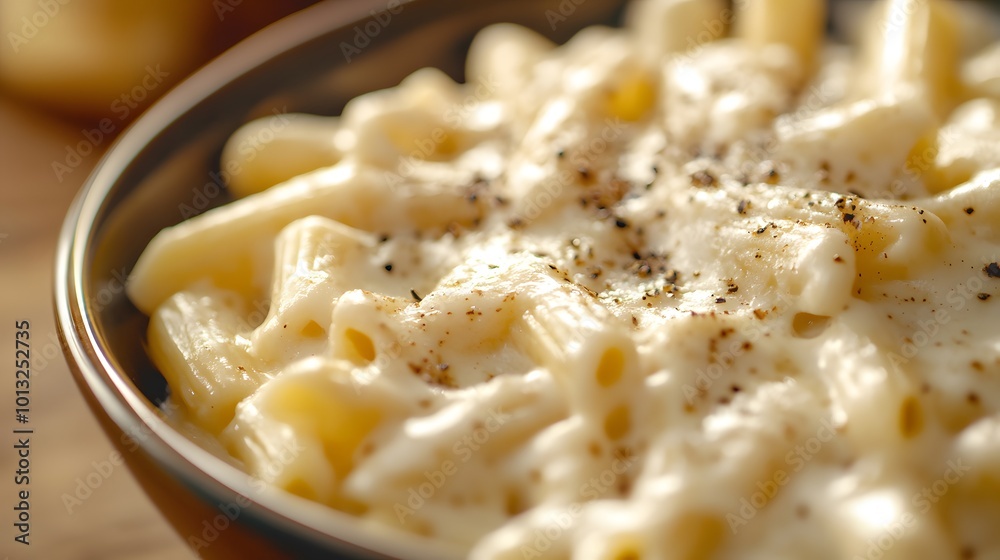 Creamy mac and cheese with black pepper Creamy mac and cheese with black pepper