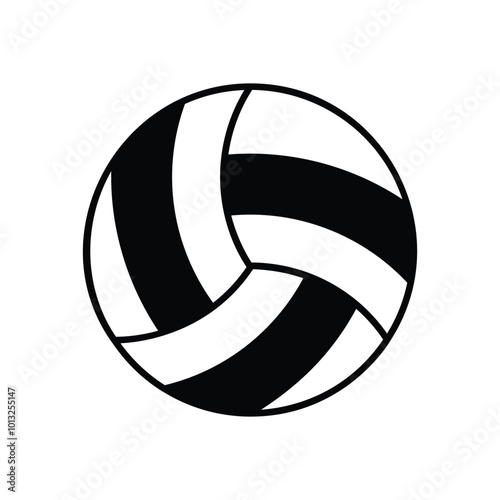 Volleyball vector icon