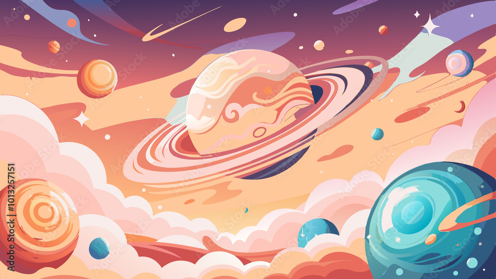 background with planets background with planets