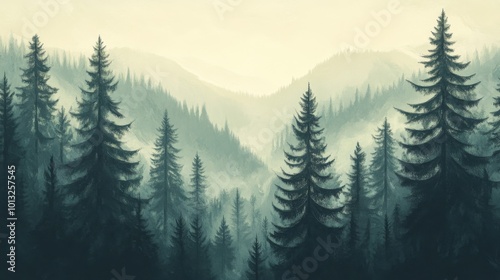 Whispers in the Hazy Pine Forest Sanctuary