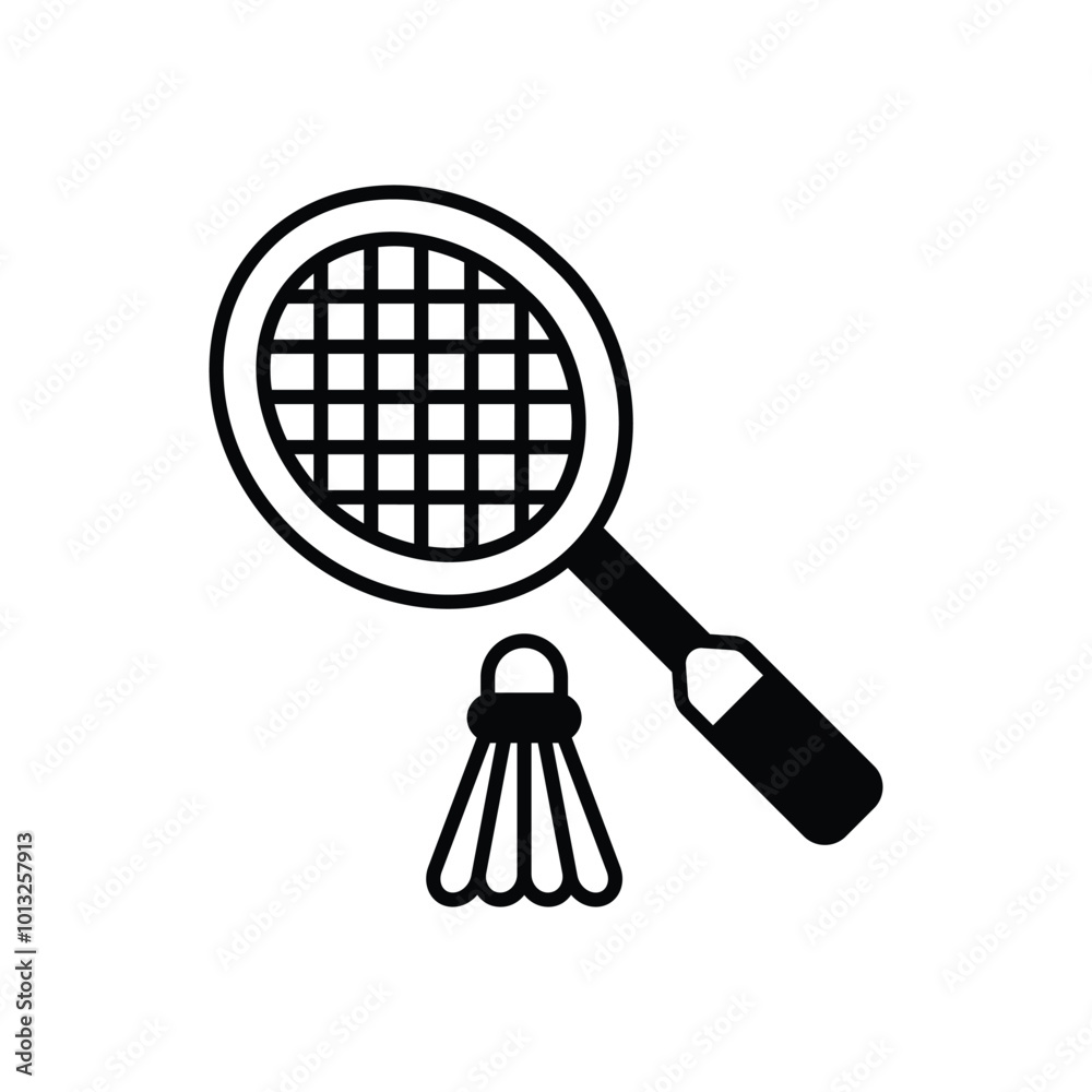 Badminton vector icon