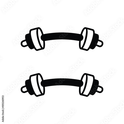 Weightlifting vector icon