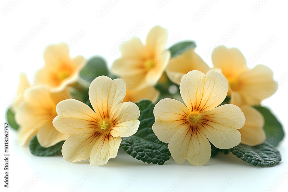 Naklejka premium a group of yellow flowers