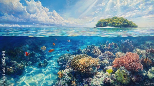 Treasures of the Sunlit Tropical Coral Atoll