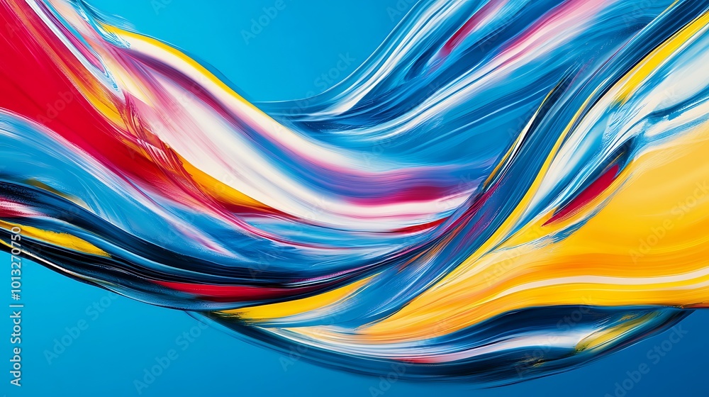 A vivid abstract design bursting with an array of bright colors. A vivid abstract design bursting with an array of bright colors.