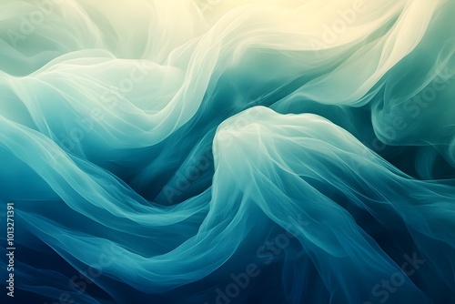 Abstract fabric waves 