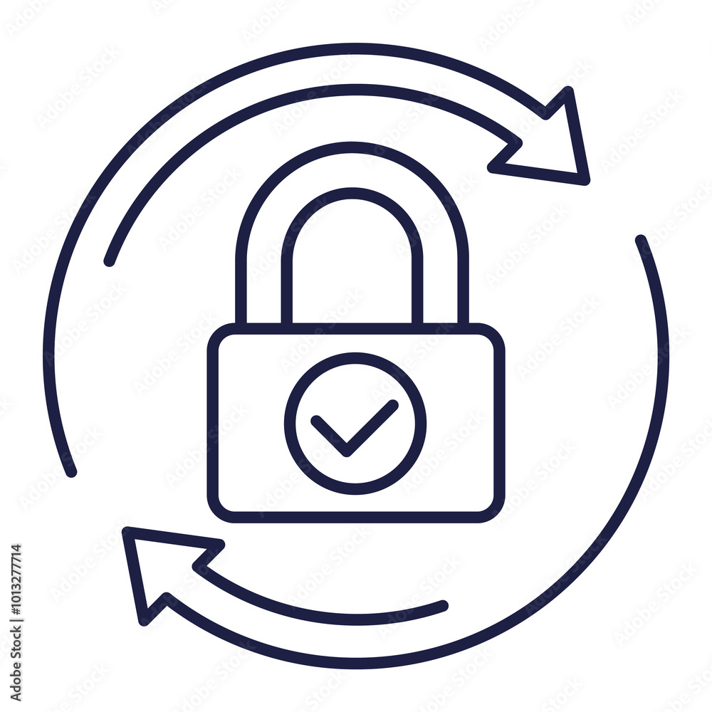 password reset, change line icon password reset, change line icon