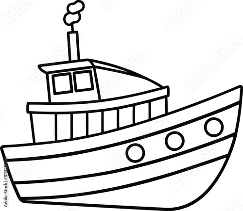 Modern Ship Logo Design