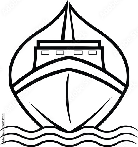 Modern Ship Logo Design