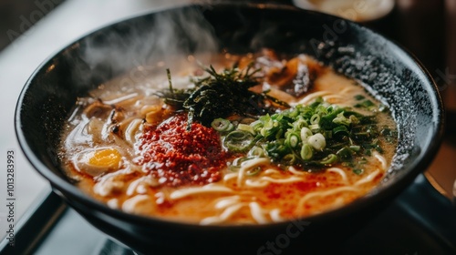 Steaming Ramen Bowl.