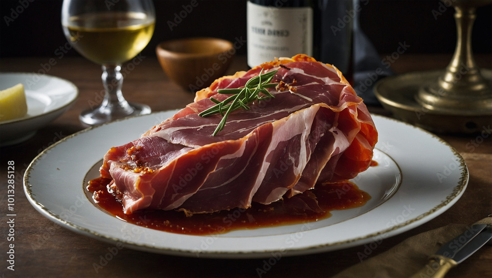 Image Jamon Ibérico, dinner dish