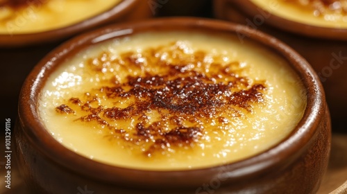 Creme Brulee Closeup.