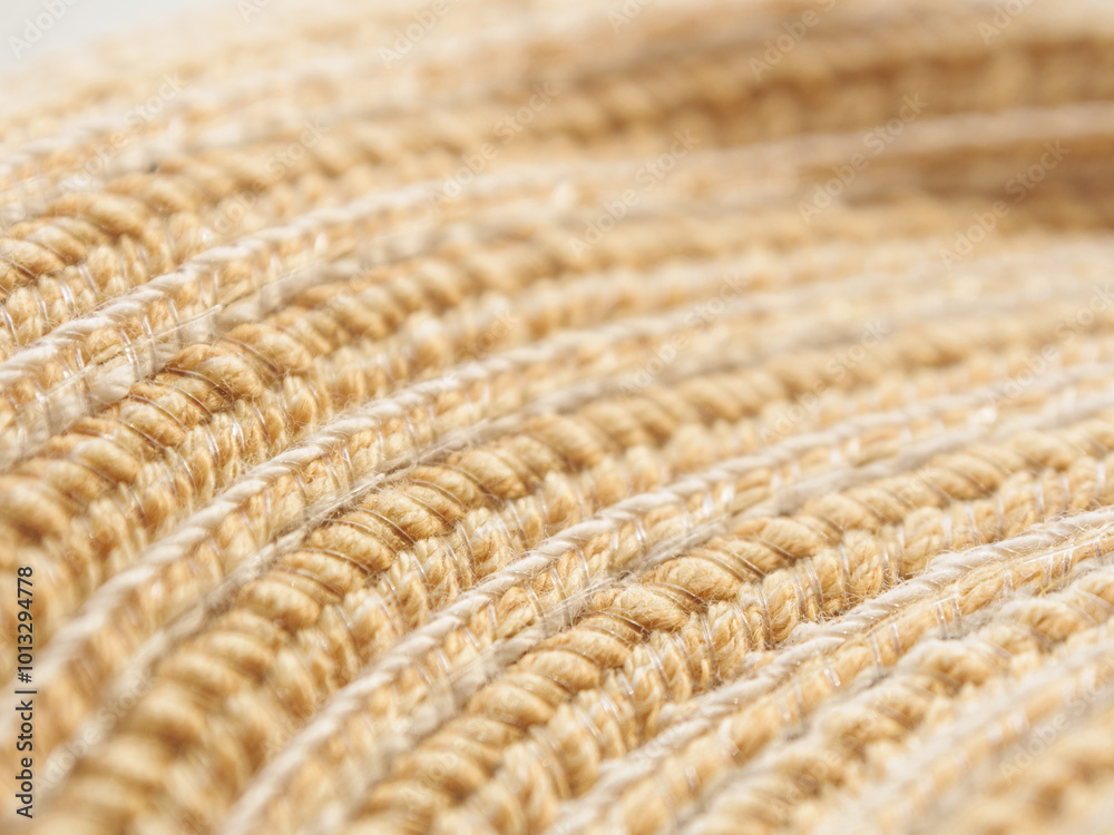 Close-up of woven felt fabric with a thick texture, ideal for creative projects and unique accessories Close-up of woven felt fabric with a thick texture, ideal for creative projects and unique accessories