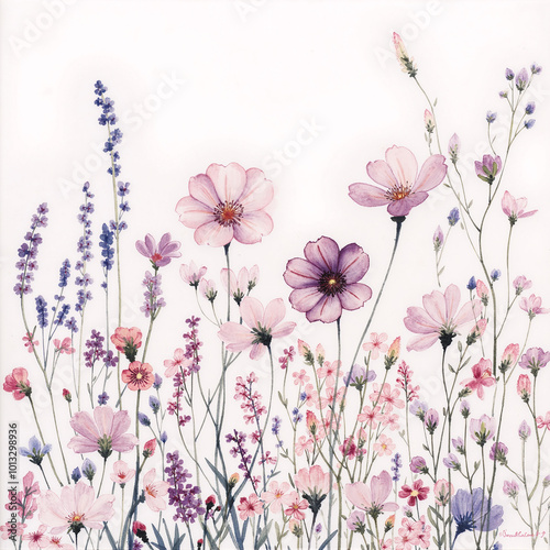 Watercolor Floral Illustration