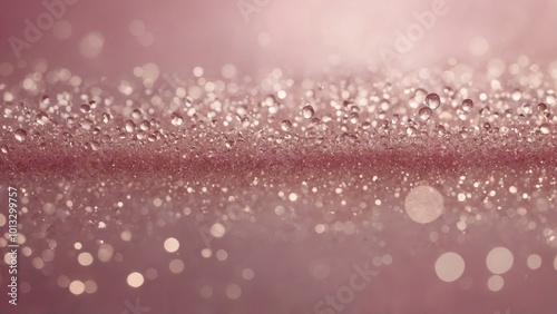 pink and gold glitter abstract background. defocused bokeh lights