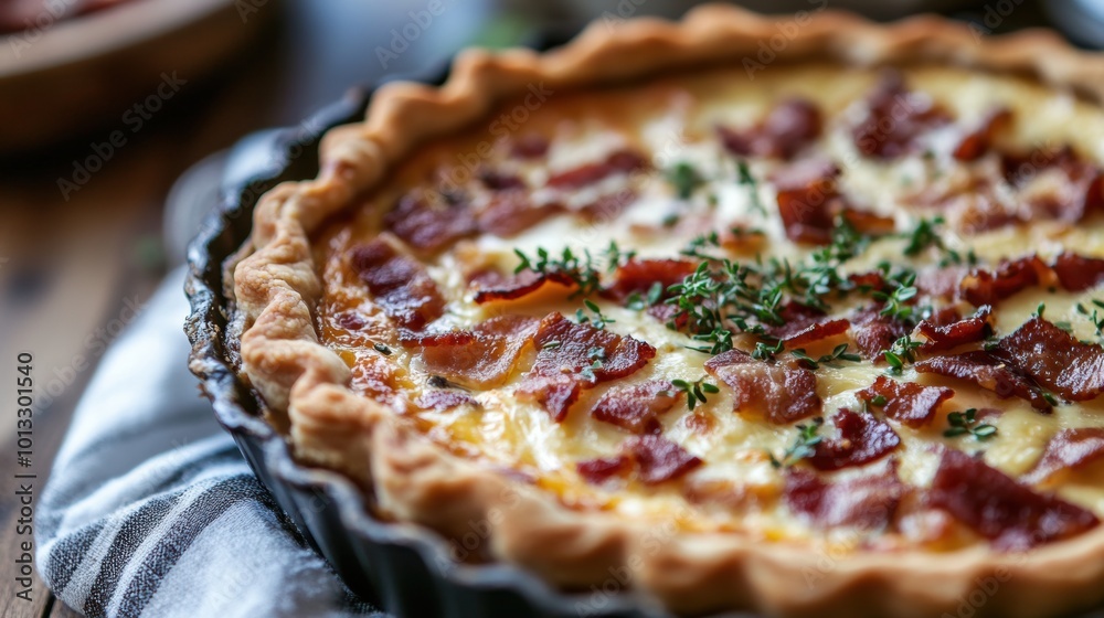 Bacon Quiche. Bacon Quiche.