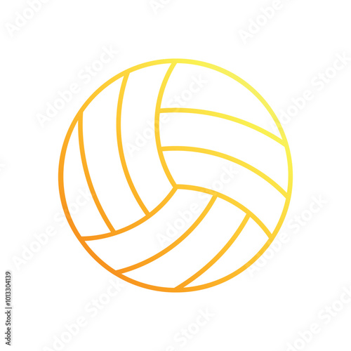Volleyball vector icon