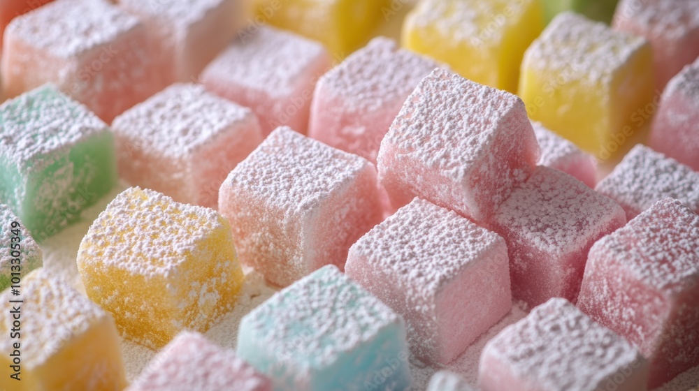 Turkish Delight Cubes. Turkish Delight Cubes.