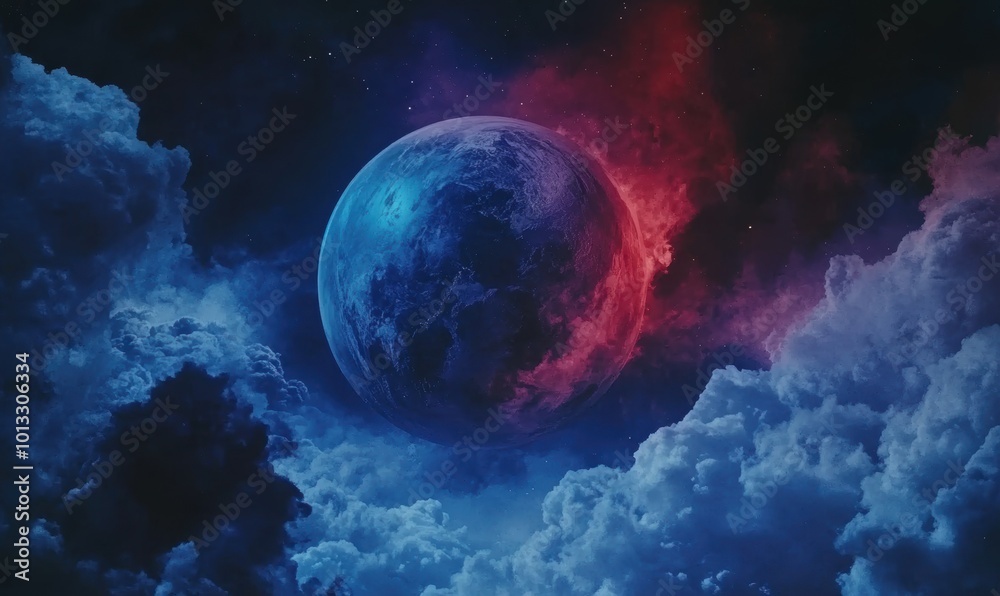 Blue Planet in Space. Blue Planet in Space.