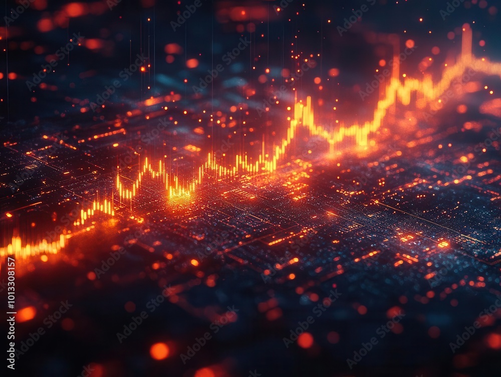 candlestick graphs representing stock market investment trading set against a sleek modern background with subtle gradients and professional tones perfect for financethemed artwork candlestick graphs representing stock market investment trading set against a sleek modern background with subtle gradients and professional tones perfect for financethemed artwork
