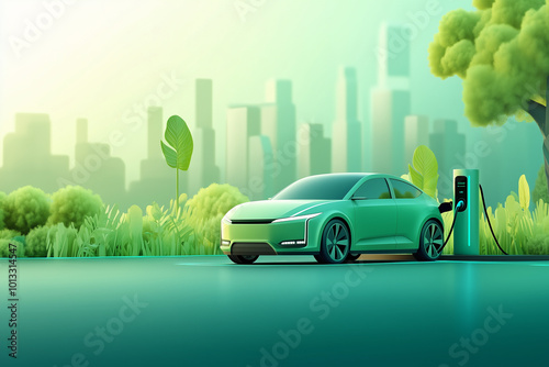 Charging Electric Vehicle Concept
